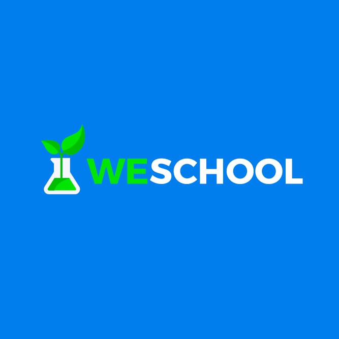 WeSchool logo designed by MalbarDesign
