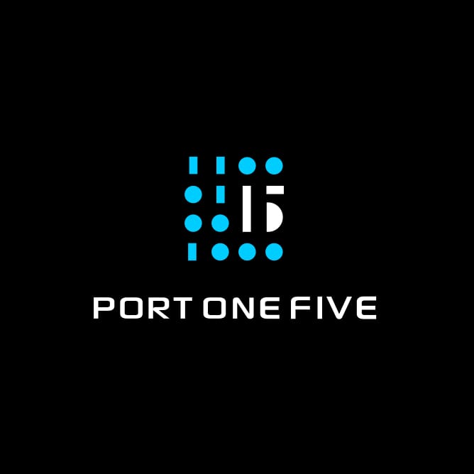 Port One Five logo designed by MalbarDesign, USA