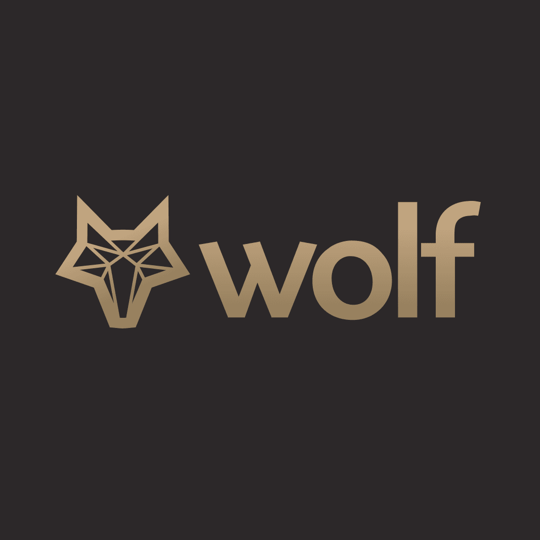 Wolf.com logo designed by MalbarDesign for a company in Dubai