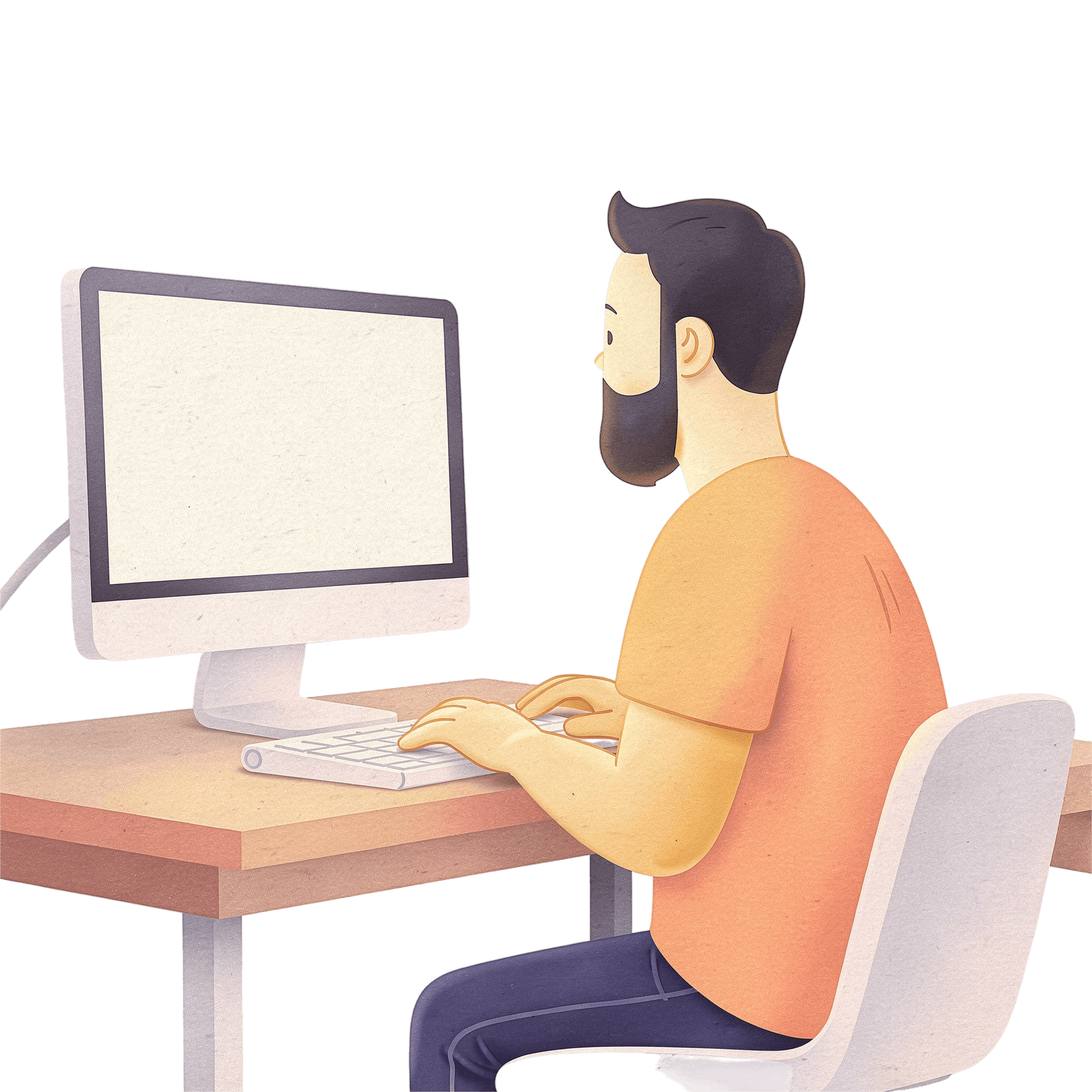 Custom logo designer creating a brand identity for a client at MalbarDesign